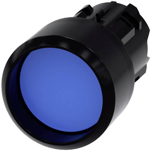 Thumbnail - Siemens 3SU10000CB500AA0 3SU1000-0CB50-0AA0 Drucktaster Frontring Kunststoff, rund Knopf Schwarz, Blau 1 St.