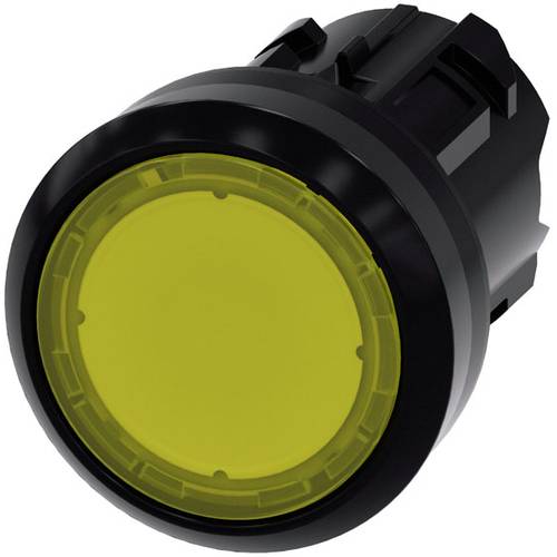 Siemens 3SU10010AD300AA0 3SU1001-0AD30-0AA0 Leuchtmelder Frontring Kunststoff, rund Knopf Schwarz, Gelb 1 St.