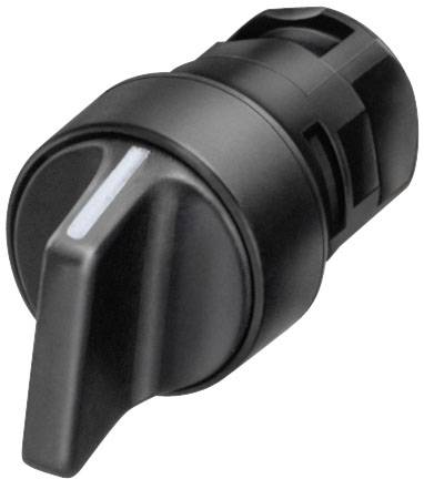 Siemens 3SB20002AC01 3SB2000-2AC01 Knebelschalter Frontring Kunststoff Knebel Schwarz, Rot 1 x 62 ° Drehentriegelung 1 S...