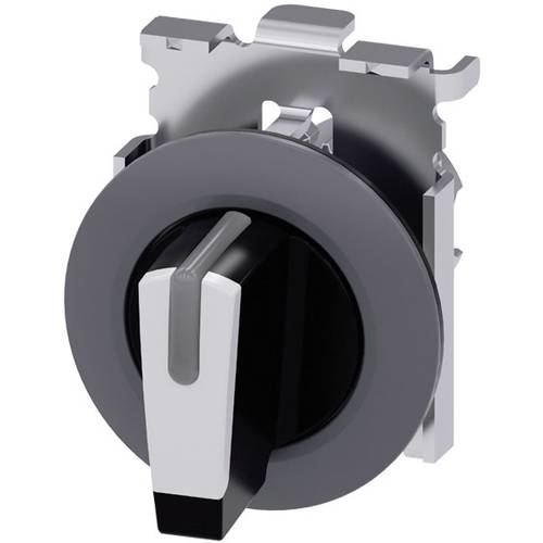Thumbnail - Siemens 3SU10622DN600AA0 3SU1062-2DN60-0AA0 Knebelschalter Frontring Metall, beleuchtbar Knebel Sandgrau, Weiß 2 x 45 ° ...
