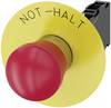Siemens 3SU11501HA201FH0 3SU1150-1HA20-1FH0 Not-Halt-Pilzdrucktaster Knopf Rot, Gelb Zugentriegelung 1 St.