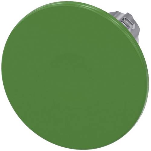 Thumbnail - Siemens 3SU10501CD400AA0 3SU1050-1CD40-0AA0 Pilzdrucktaster Frontring Metall, Hochglanz Knopf Silber, Grün 1 St.
