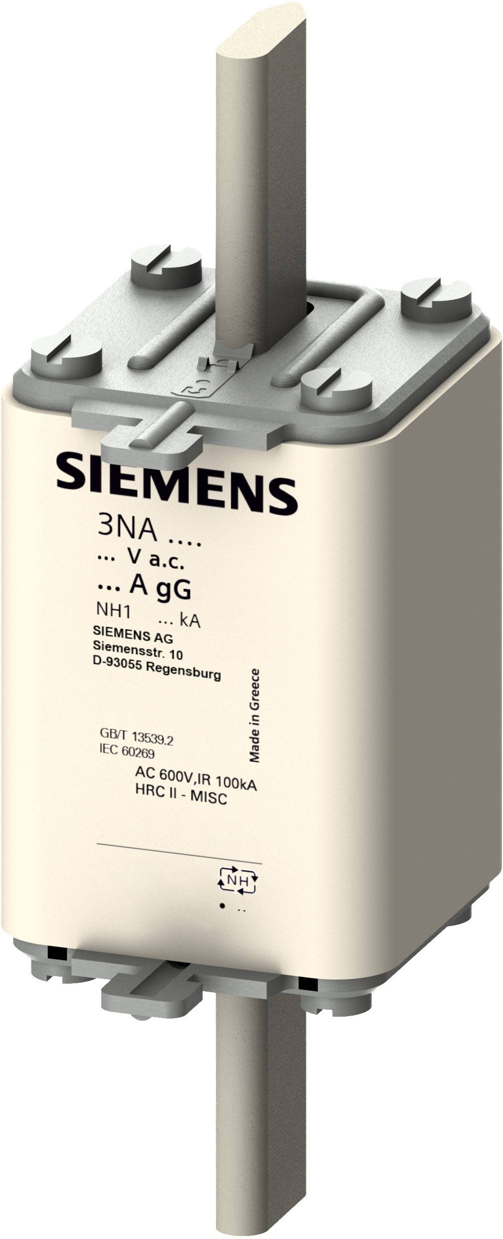Siemens 3NA31446 Sicherungseinsatz Sicherungsgröße = 1 250 A 690 V/AC, 440 V/DC 1 St.