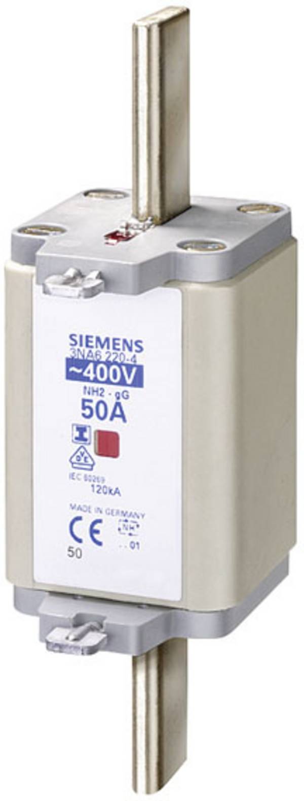 Siemens 3NA62364 Sicherungseinsatz  Passend für (Sicherungen) Sicherungsgröße 000 - 4 Sicherungsgröße = 2  160 A  400 V/AC 3 St.