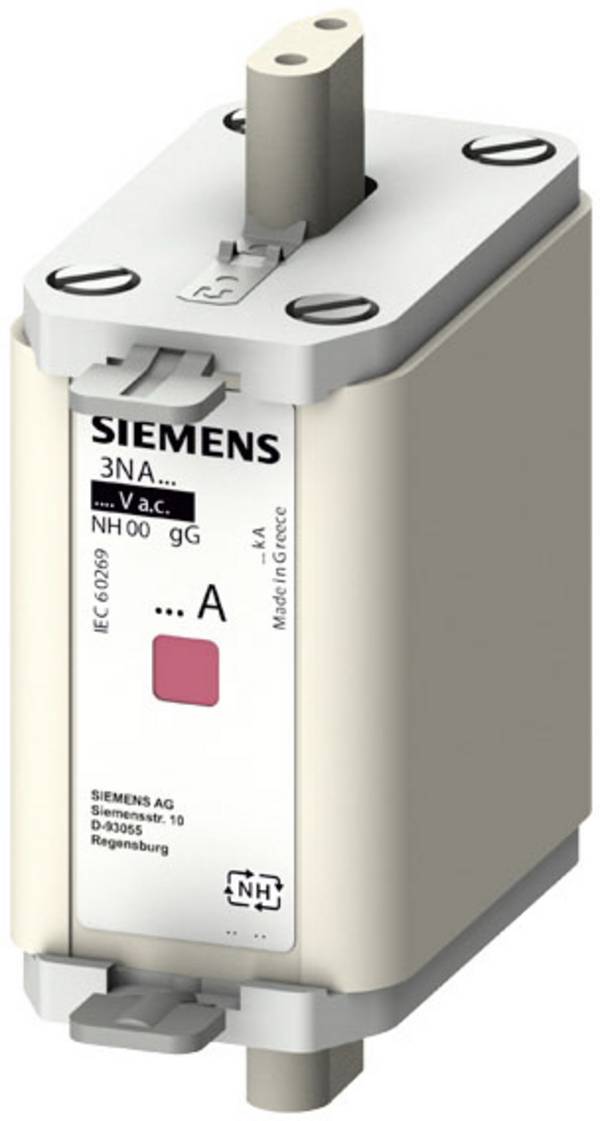Siemens 3NA68307 Sicherungseinsatz Passend für (Sicherungen) Sicherungsgröße 000 - 4 Sicherungsgröße = 00 100 A 500 V/AC, 250 V/DC 3 St.