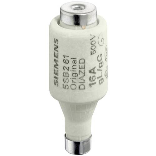 Siemens 5SB221 Sicherungseinsatz Sicherungsgröße = DII 4 A 500 V DC/AC 25 St.