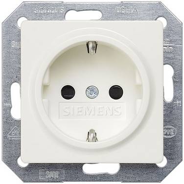 Siemens Schalterprogramm   Steckdose Delta Weiß 5UB1518 1 St.
