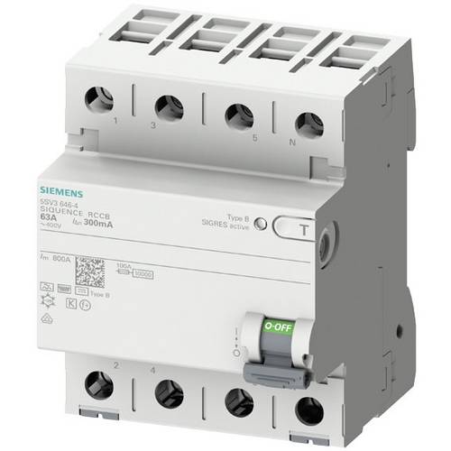 Siemens 5SV36475KK14 5SV3647-5KK14 Fehlerstrom-Schutzschalter B+