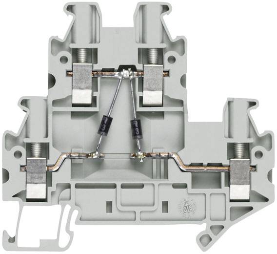 Siemens 8WH10205HF00 Doppelstock-Diodenklemme 5.2 mm Schrauben Beige 50 St. Piece