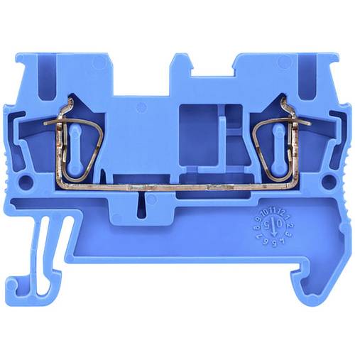 Siemens 8WH20000AF01 Durchgangsklemme Federzuganschluss Blau 50 St.