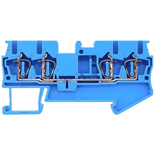 Siemens 8WH20040AF01 Durchgangsklemme Federzuganschluss Blau 50 St.