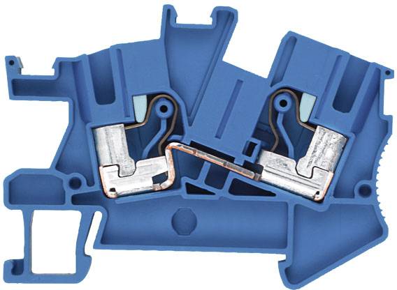 Siemens 8WH60010AH01 Durchgangsklemme Steck-Klemm Blau 50 St.