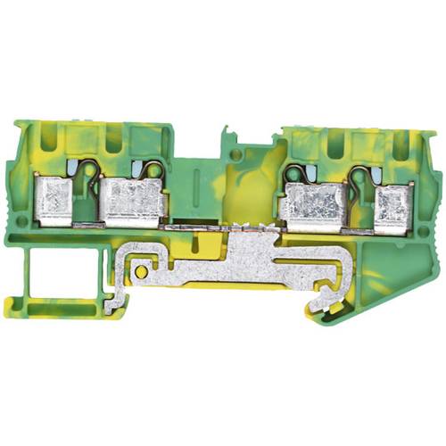 Siemens 8WH60040CG07 PE-Durchgangsklemme Steck-Klemm Grün-Gelb 50 St.