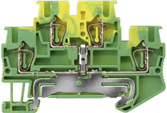 Siemens 8WH20200CF07 Doppelstock-Schutzleiterklemme Federzuganschluss Grün-Gelb 50 St.