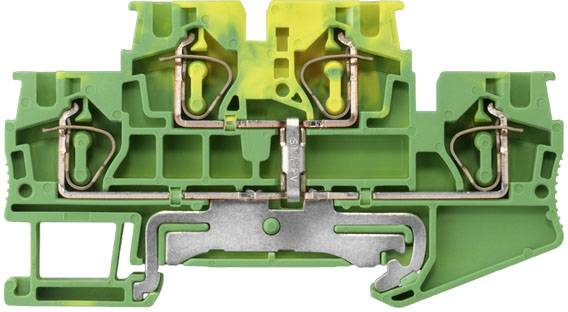 Siemens 8WH20200CG07 Doppelstock-Schutzleiterklemme Federzuganschluss Grün-Gelb 50 St.