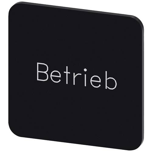 Siemens 3SU1900-0AF16-0AP0 3SU19000AF160AP0 Bezeichnungsschild quadratisch (B x H) 22 mm x 22 mm Betrieb Schwarz, Weiß 1...