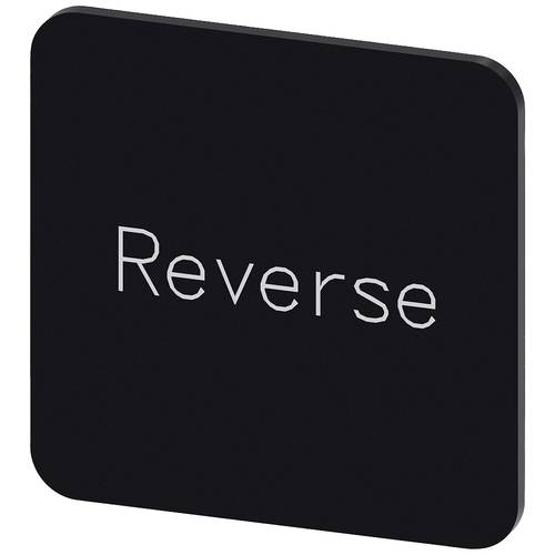 Siemens 3SU1900-0AF16-0DP0 3SU19000AF160DP0 Bezeichnungsschild quadratisch (B x H) 22 mm x 22 mm Reverse Schwarz, Weiß 1...