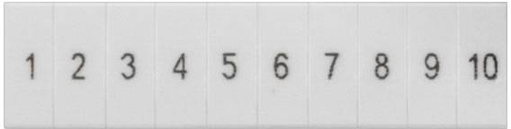 Siemens 8WH81201AB65 Bezeichnungsschild Weiß 100 St.