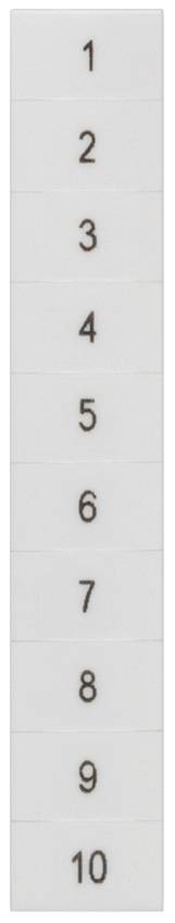 Siemens 8WH81403AB15 Bezeichnungsschild Weiß 100 St.