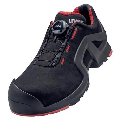 Thumbnail - uvex 6567 6567242 Sicherheitshalbschuh S3 Schuhgröße (EU): 42 Schwarz/Rot 1 Paar