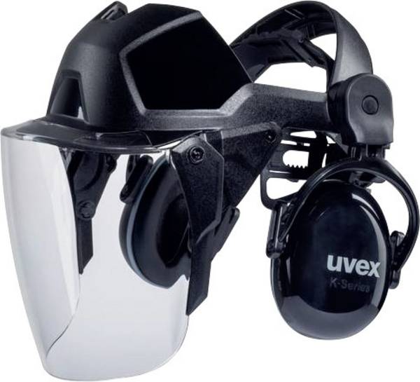 uvex 9715 9790212 Gesichtsschutz Schwarz