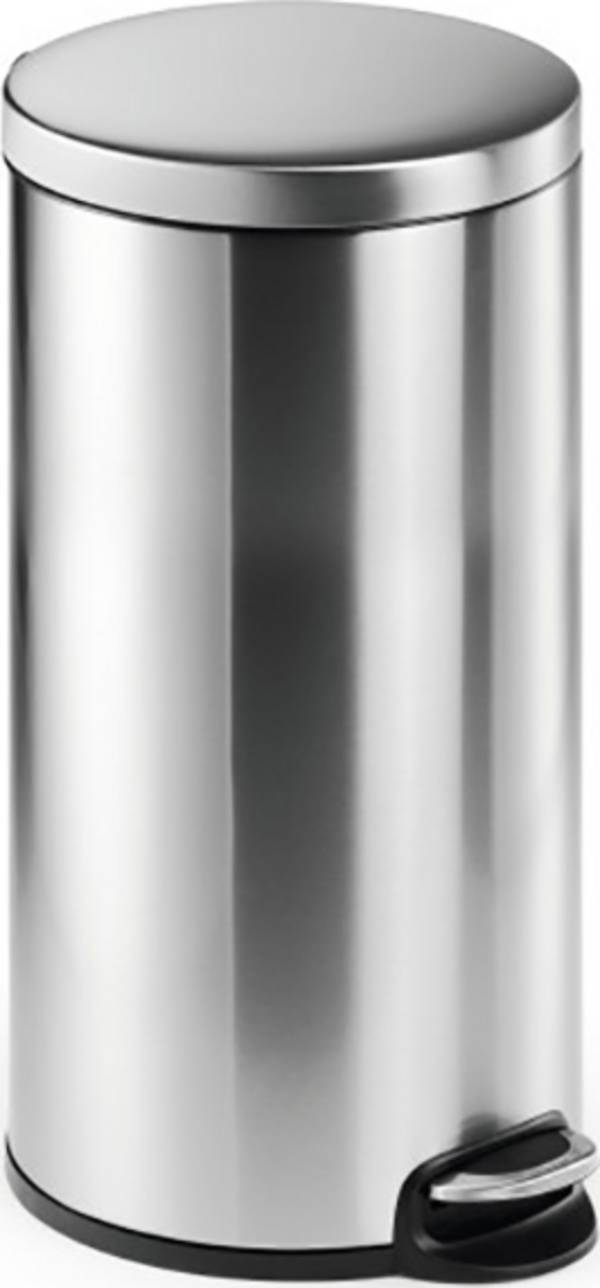 Durable 340323 340323  Papierkorb 30 l (Ø x H) 29 cm x 65.5 cm Edelstahl Silber 1 St.