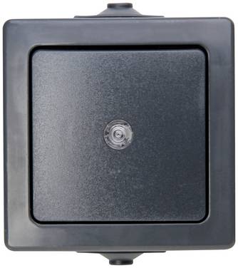 Kopp 566315004  Feuchtraum-Schalterprogramm   Nautic Anthrazit 1 St.