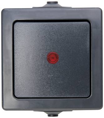 Kopp 566615003  Feuchtraum-Schalterprogramm   Nautic Anthrazit 1 St.