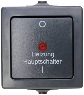 Kopp 565315003  Feuchtraum-Schalterprogramm   Nautic Anthrazit 1 St.