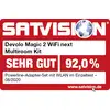 'Devolo Magic 2 WiFi next' hat im SATVISION Einzeltest 08/2020 ein 'SEHR GUT' mit 92% erhalten. Powerline-Adapter-Set mit WLAN.