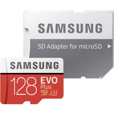 Samsung EVO Plus microSDXC-Karte 128 GB Class 10, UHS-I, UHS-Class 3 inkl. SD-Adapter