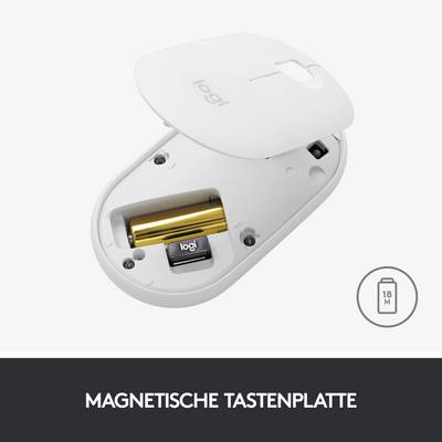 Logitech Pebble M350 Maus Bluetooth®, Funk Optisch Schwarz 3 Tasten 1000 dpi Geräuscharme Tasten-8