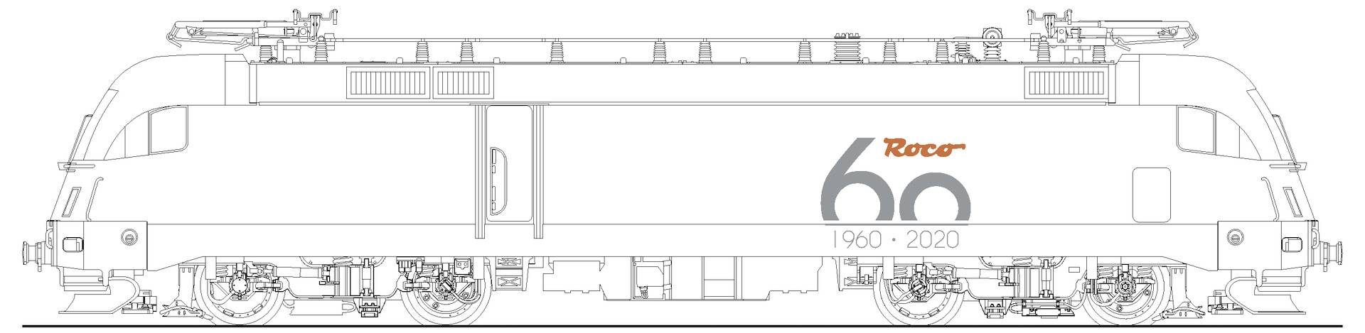 Roco 70486 Elektrolokomotive Rh 1116 „60 Jahre ROCO“, ÖBB-1