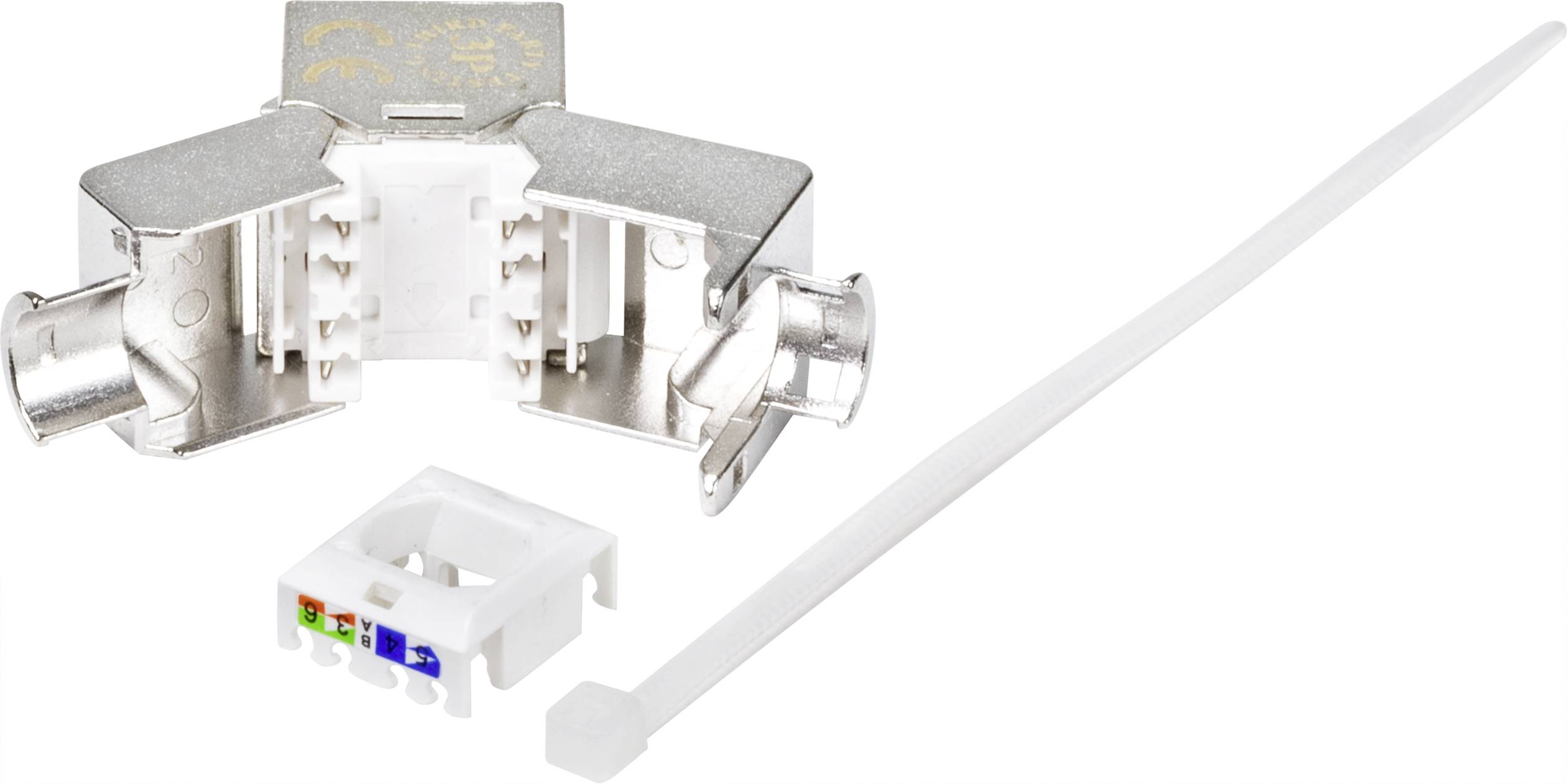 CONRAD Renkforce RF-4531196 Drahtverbinder RJ45 Silber (RF-4531196)