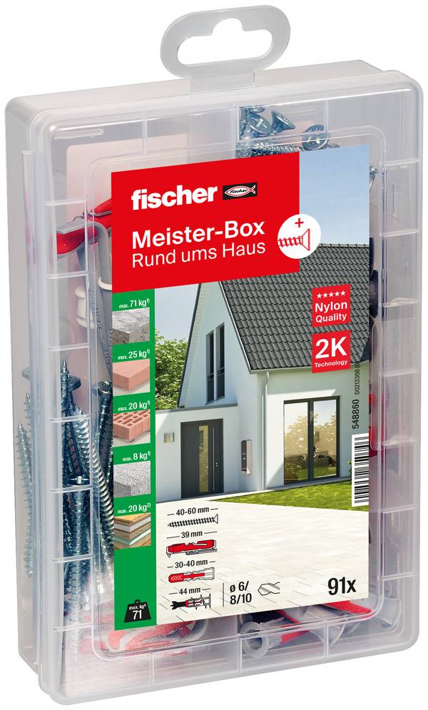Fischer 548860 DUO-Line Dübel-Sortimentsbox   1 Set
