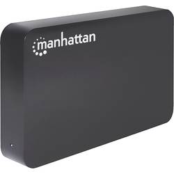8,9 cm (3,5 palca) kryt pevného disku 3.5 palca Manhattan 130295, USB 3.2 Gen 1 (USB 3.0), čierna