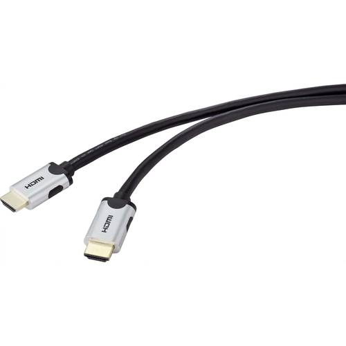 SpeaKa Professional HDMI Anschlusskabel HDMI-A Stecker, HDMI-A Stecker 2.00 m Schwarz SP-9063172 8K UHD HDMI-Kabel