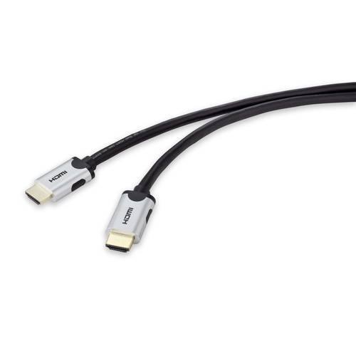 SpeaKa Professional HDMI Anschlusskabel HDMI-A Stecker, HDMI-A Stecker 3.00 m Schwarz SP-9063176 8K UHD HDMI-Kabel