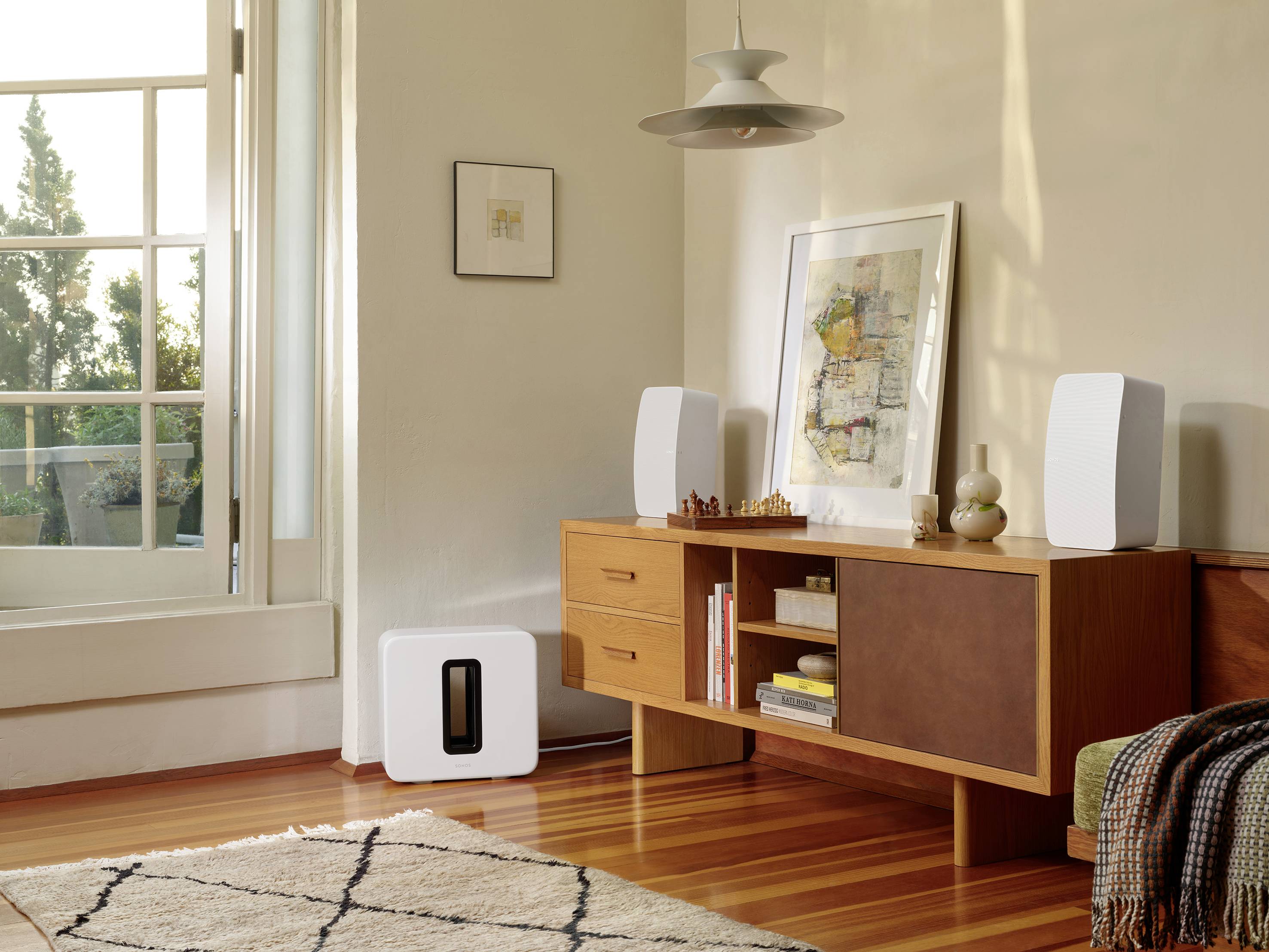 Sonos Five Multiroom Lautsprecher Air-Play, WLAN Amazon Alexa direkt integriert, Google Assistant direkt integriert Weiß-2