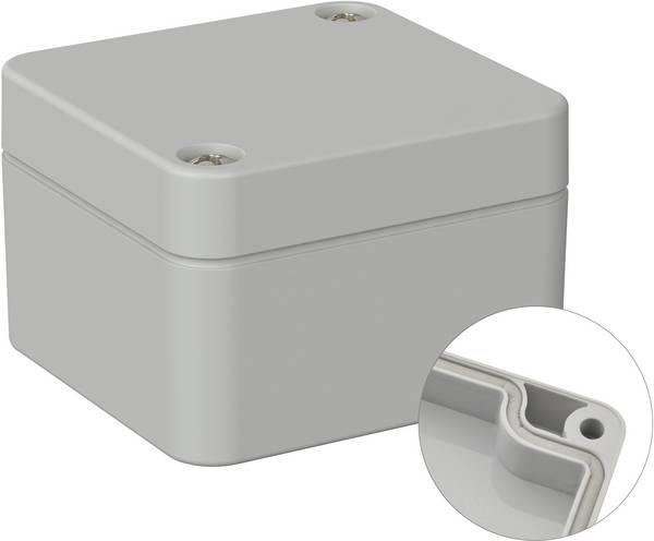 TRU COMPONENTS TC-9065432 Outdoor-Gehäuse 52 x 50 x 35 Polycarbonat Lichtgrau (RAL 7035) 1 St.