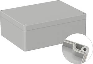 TRU COMPONENTS  TC-9065488 Outdoor-Gehäuse 200 x 150 x 75  Polycarbonat  Lichtgrau (RAL 7035) 1 St.