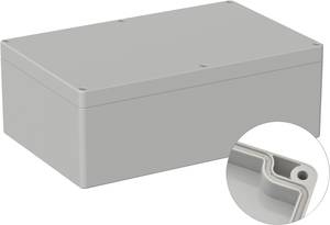 TRU COMPONENTS  TC-9065540 Outdoor-Gehäuse 250 x 160 x 90  Polycarbonat  Lichtgrau (RAL 7035) 1 St.