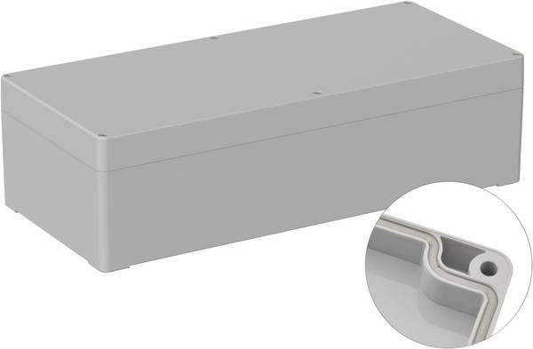 TRU COMPONENTS TC-9065568 Outdoor-Gehäuse 360 x 160 x 100 Polycarbonat Lichtgrau (RAL 7035) 1 St.