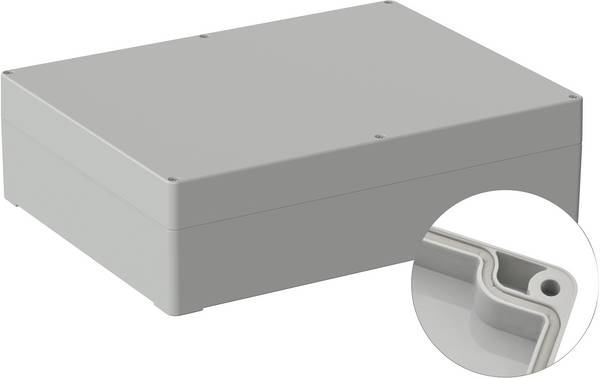 TRU COMPONENTS TC-9065572 Outdoor-Gehäuse 300 x 230 x 85 Polycarbonat Lichtgrau (RAL 7035) 1 St.