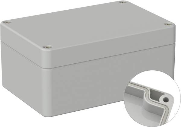 TRU COMPONENTS  TC-9065608 Industrie-Gehäuse 120 x 80 x 55  ABS  Lichtgrau (RAL 7035) 1 St.