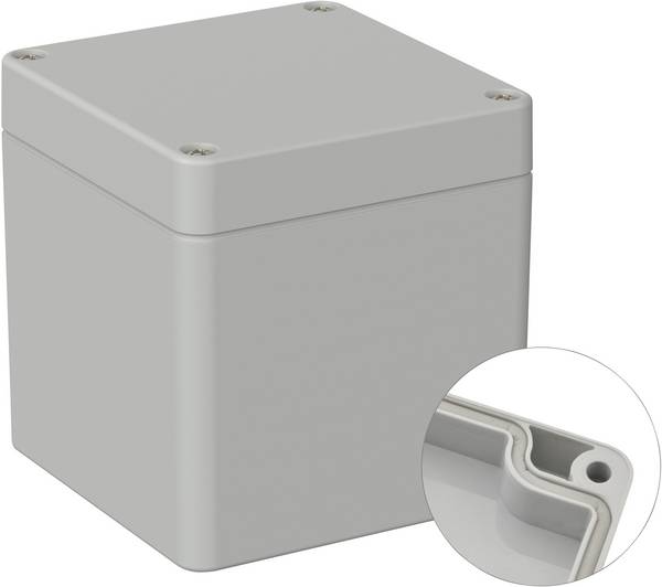 TRU COMPONENTS  TC-9065644 Industrie-Gehäuse 82 x 80 x 85  ABS  Lichtgrau (RAL 7035) 1 St.
