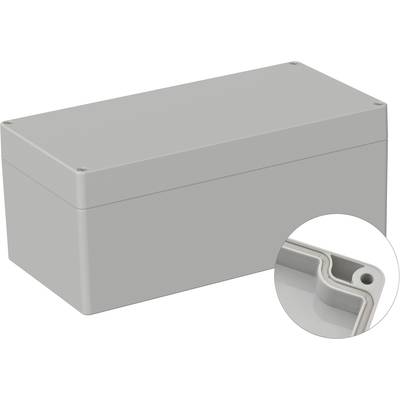 TRU COMPONENTS TC-9065696 Industrie-Gehäuse 240.5 x 120 x 100.5 ABS Lichtgrau (RAL 7035) 1 St.