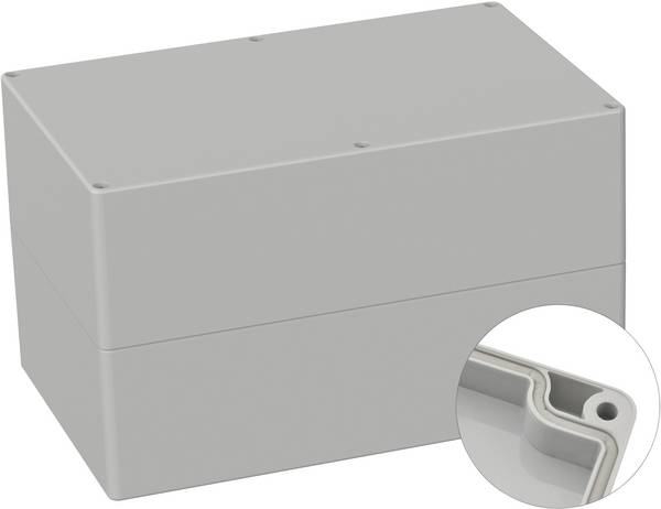 TRU COMPONENTS  TC-9065716 Industrie-Gehäuse 250 x 160 x 150  ABS  Lichtgrau (RAL 7035) 1 St.