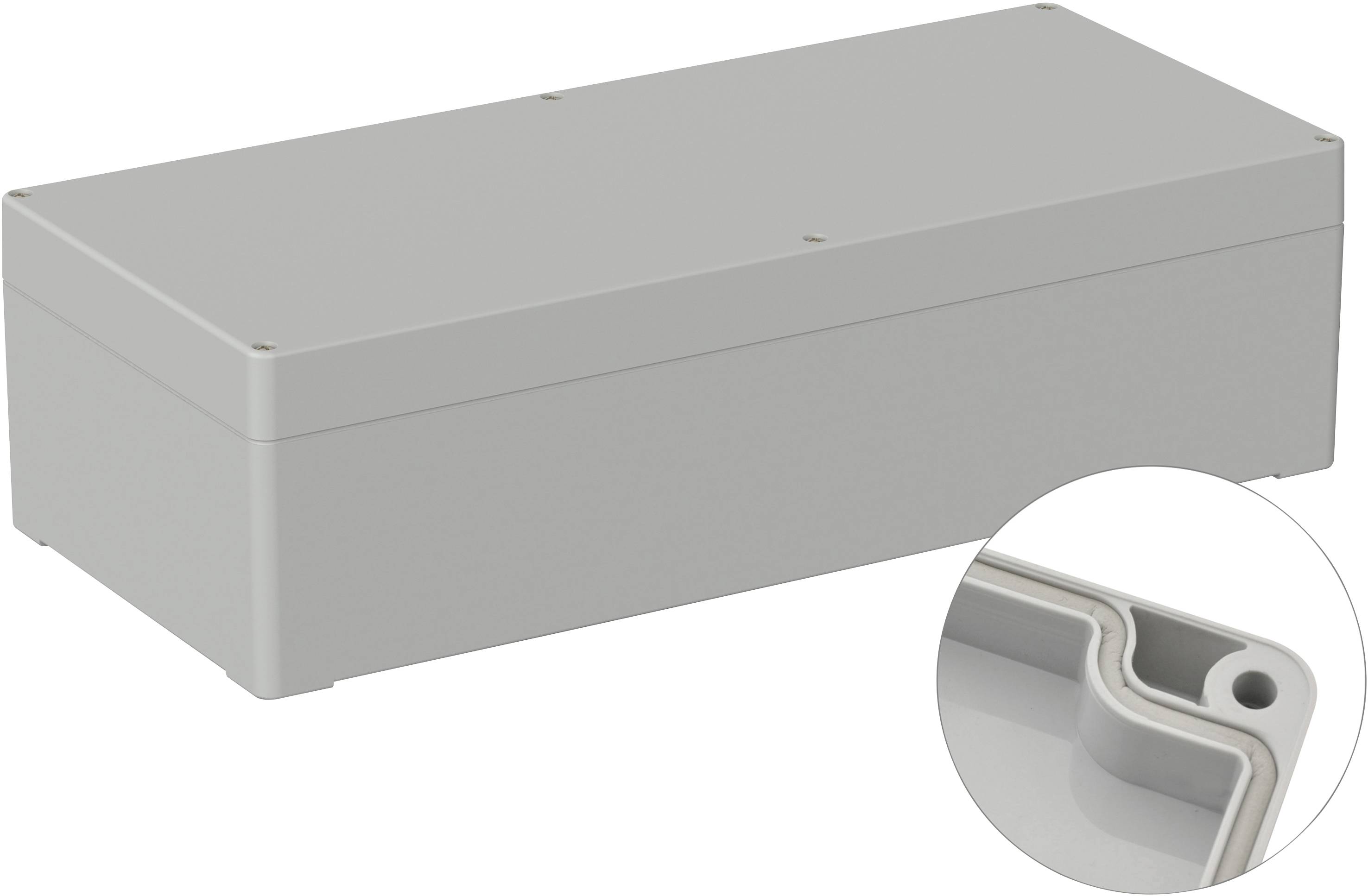 TRU COMPONENTS TC-9065720 Industrie-Gehäuse 360 x 160 x 100 ABS Lichtgrau (RAL 7035) 1 St.