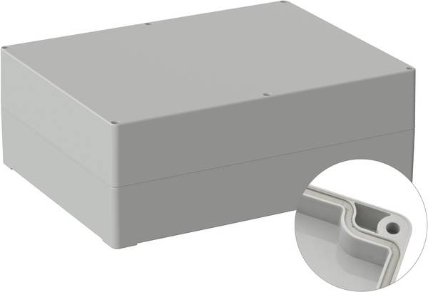 TRU COMPONENTS  TC-9065728 Industrie-Gehäuse 300 x 230 x 110  ABS  Lichtgrau (RAL 7035) 1 St.